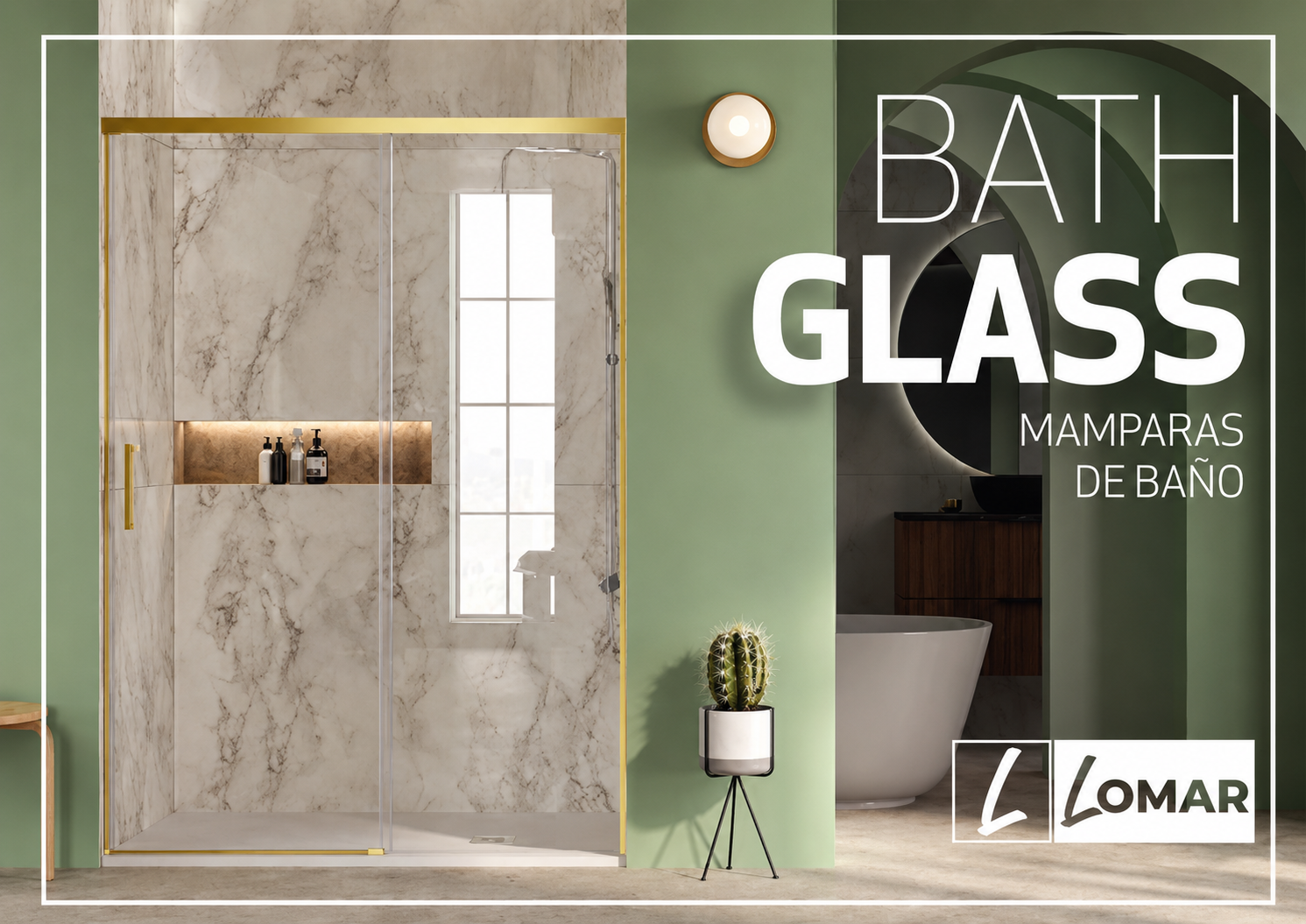 Portada catálogo Bath Glass · Mamparas TORVISCO